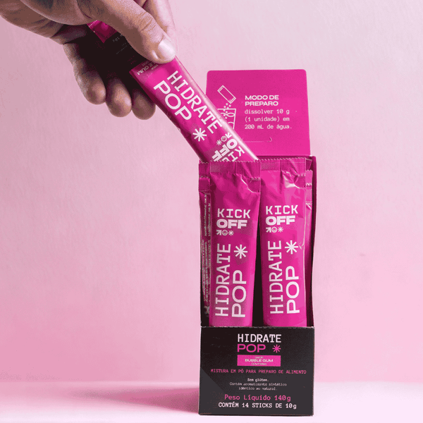 Kick_OFF Hidrate POP - Sabor Bubble Gum