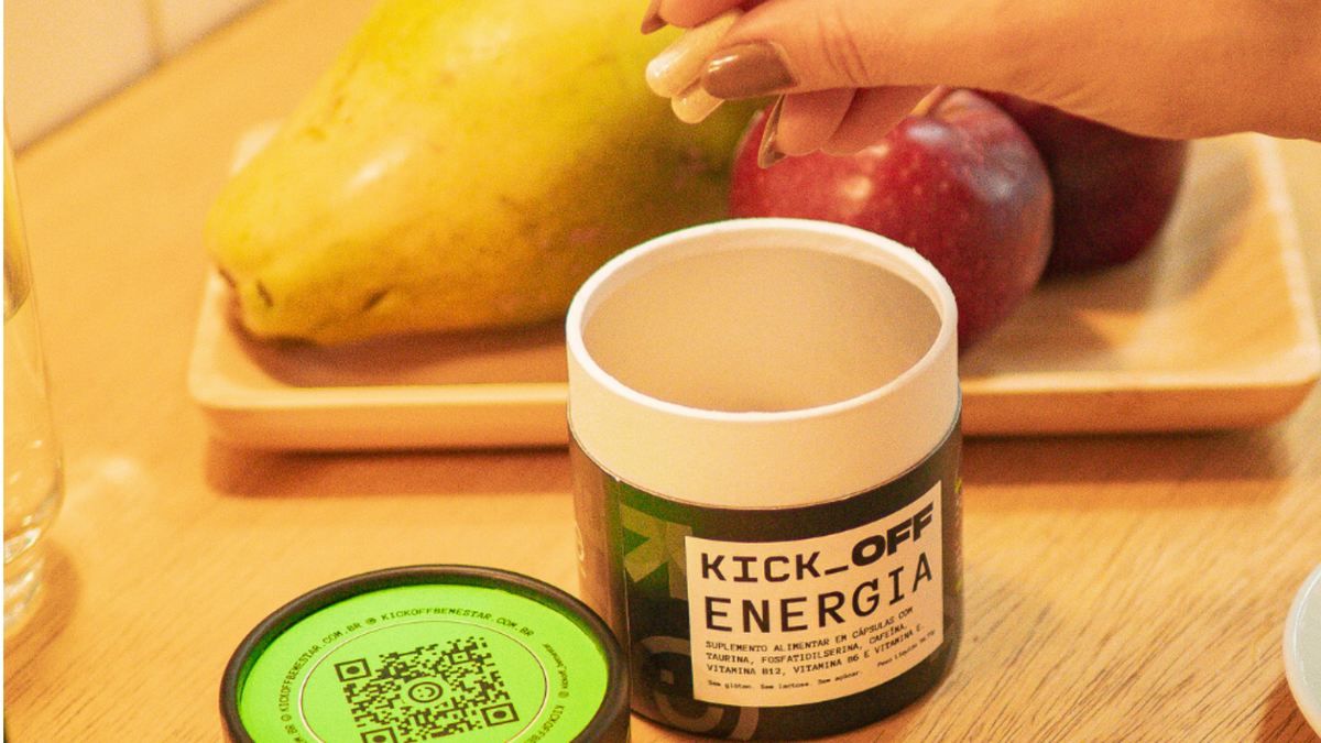 Kick off energia: desperte seu potencial com a sinergia da cafeína, guaraná e taurina